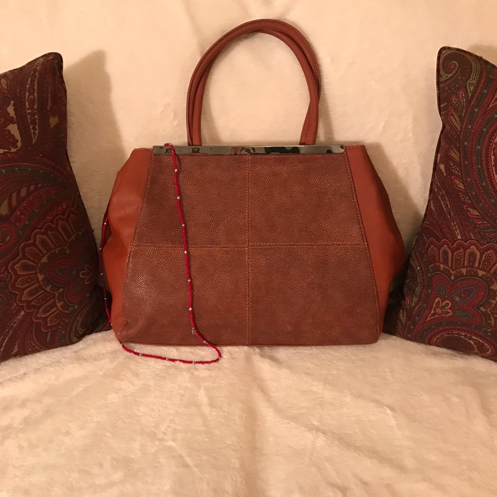 Sondra Roberts Chestnut Shoulder Bag